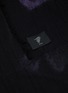 Detail View - Click To Enlarge - DISCORD YOHJI YAMAMOTO ACCESSORIES - Abstract Silk Wool Scarf