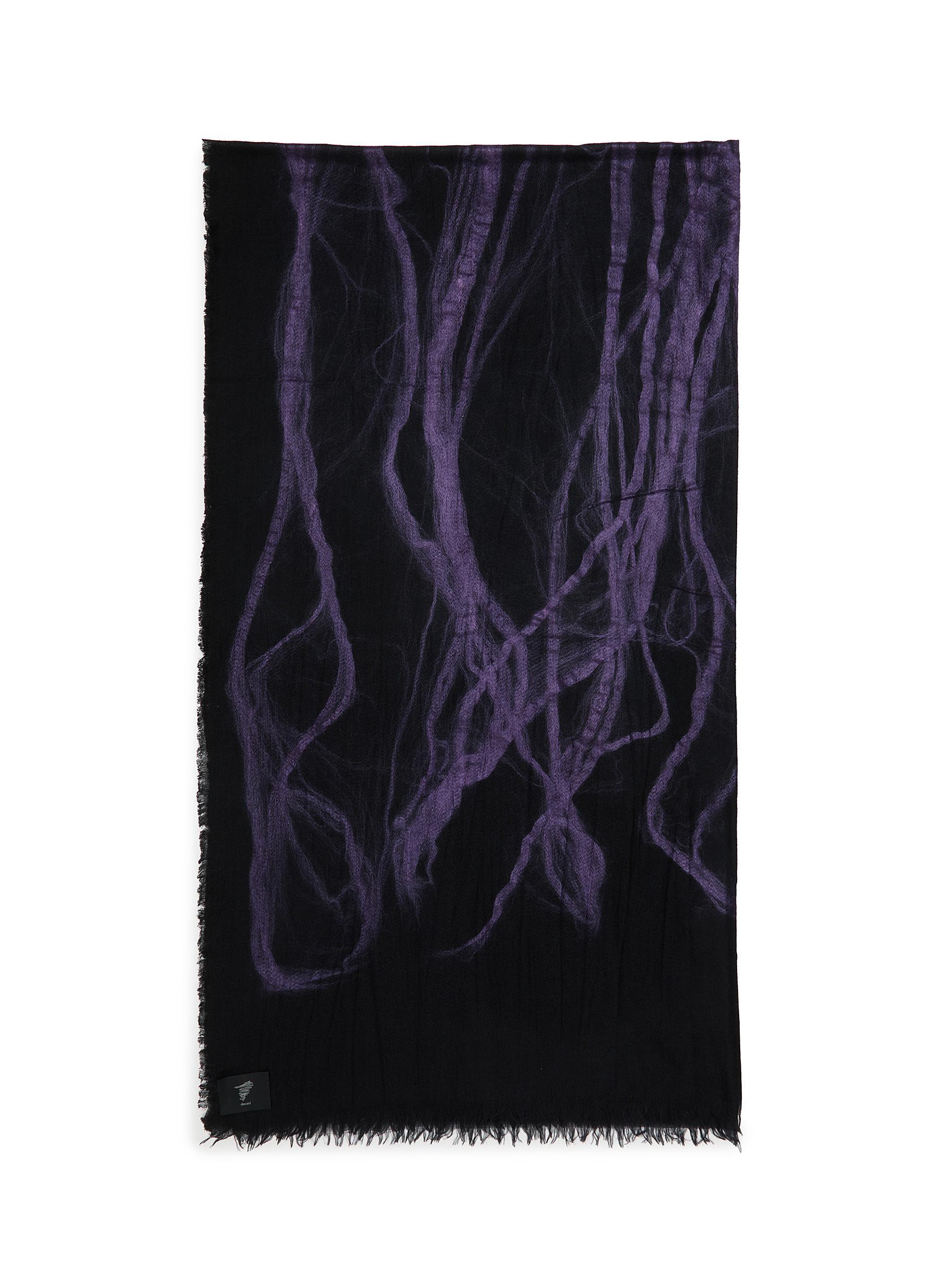 DISCORD YOHJI YAMAMOTO ACCESSORIES | Abstract Silk Wool Scarf DISCORD YOHJI YAMAMOTO ACCESSORIES | Abstract Silk Wool Scarf