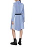 Back View - Click To Enlarge - SACAI - Belted Cotton Poplin Shirt Dress