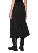 SACAI | Strped Midi Skirt | Women | Lane Crawford