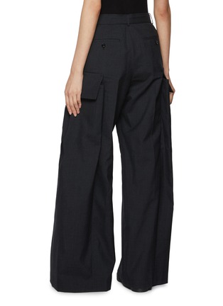 Back View - Click To Enlarge - SACAI - Exaggerated Wool Suiting Pants