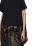  - SACAI - Paisley Hem Cotton T-Shirt