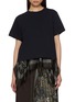 Main View - Click To Enlarge - SACAI - Paisley Hem Cotton T-Shirt