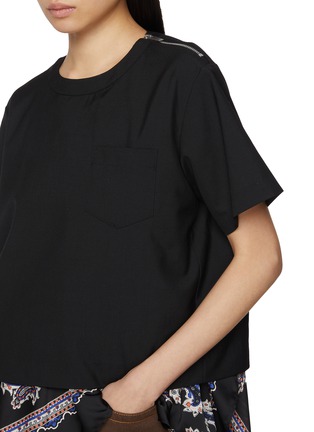  - SACAI - Paisley Scarf Drape Top