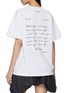 Back View - Click To Enlarge - SACAI - Tears Miss You Printed Short Sleeve Cotton T-Shirt