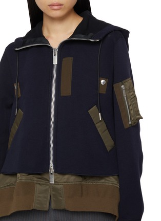  - SACAI - Sponge Sweat Nylon Hoodie