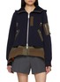 Main View - Click To Enlarge - SACAI - Sponge Sweat Nylon Hoodie