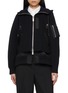 Main View - Click To Enlarge - SACAI - Sponge Sweat Nylon Hoodie