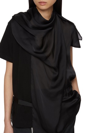  - SACAI - Scarf Cotton T-Shirt