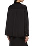 Back View - Click To Enlarge - SACAI - Hybrid Pinstripe Back Knit Cardigan