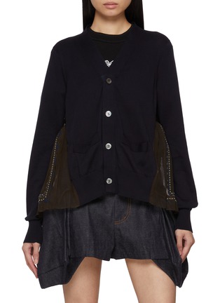 Main View - Click To Enlarge - SACAI - Paisley Print Knit Cardigan