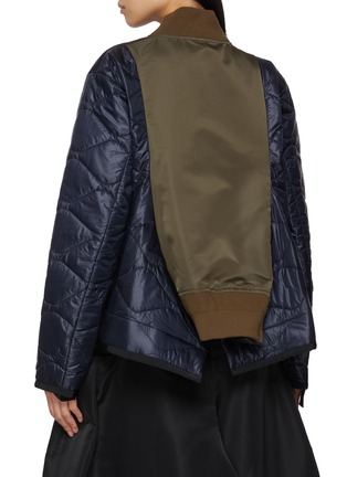 Back View - Click To Enlarge - SACAI - Hybrid Nylon Quilt Jacket