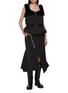 Figure View - Click To Enlarge - SACAI - Dungaree Fur Trim Top