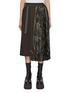 Main View - Click To Enlarge - SACAI - Paisley Print Hybrid Pleated Wool Skirt