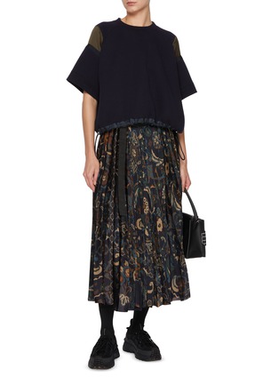 Figure View - Click To Enlarge - SACAI - Drawstring Hem Drawstring Top