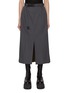 Main View - Click To Enlarge - SACAI - Hybrid A-Line Pleated Skirt
