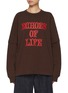 Main View - Click To Enlarge - SACAI - Echoes Of Life Print Long Sleeve Cotton T-Shirt