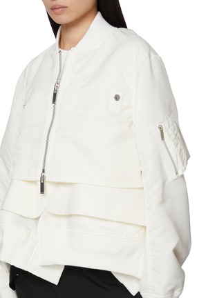  - SACAI - Tiered Nylon Bomber Jacket