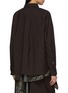 Back View - Click To Enlarge - SACAI - Paisley Scarf Hem Wool Shirt