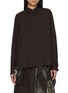 Main View - Click To Enlarge - SACAI - Paisley Scarf Hem Wool Shirt