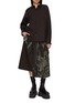 Figure View - Click To Enlarge - SACAI - Paisley Scarf Hem Wool Shirt