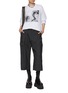 Figure View - Click To Enlarge - SACAI - Tears Miss You Printed Long Sleeve Cotton T-Shirt