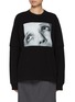 Main View - Click To Enlarge - SACAI - Tears Miss You Printed Long Sleeve Cotton T-Shirt