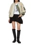 Figure View - Click To Enlarge - SACAI - Faux Shearling Blouson Jacket