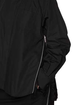  - SACAI - Pleated Zip Sides Shirt