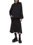 Figure View - Click To Enlarge - SACAI - Pleated Zip Sides Shirt