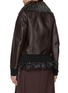 Back View - Click To Enlarge - SACAI - Puffer Insert Leather Blouson Jacket