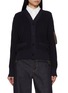 Main View - Click To Enlarge - SACAI - Hybrid Nylon Back Cardigan