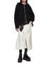 Figure View - Click To Enlarge - SACAI - Front Zip Mermaid Midi Skirt