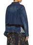 Back View - Click To Enlarge - SACAI - Deconstructed Hybrid Blazer Dark Wash Denim Jacket