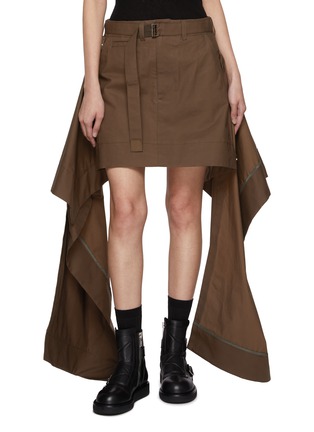 Main View - Click To Enlarge - SACAI - Cotton Gabardine Skirt