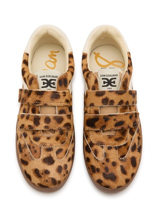 Detail View - Click To Enlarge - SAM EDELMAN - Talia Hair Leather Women's Sneakers