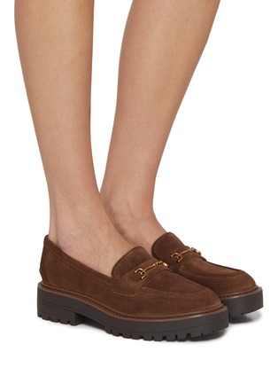 Figure View - Click To Enlarge - SAM EDELMAN - Lea 40 Suede Loafers