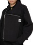  - SACAI - x Carhartt Asymmetrical Zip Knit Blouson Jacket