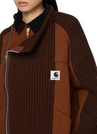  - SACAI - x Carhartt Hybrid Knit Blouson Jacket