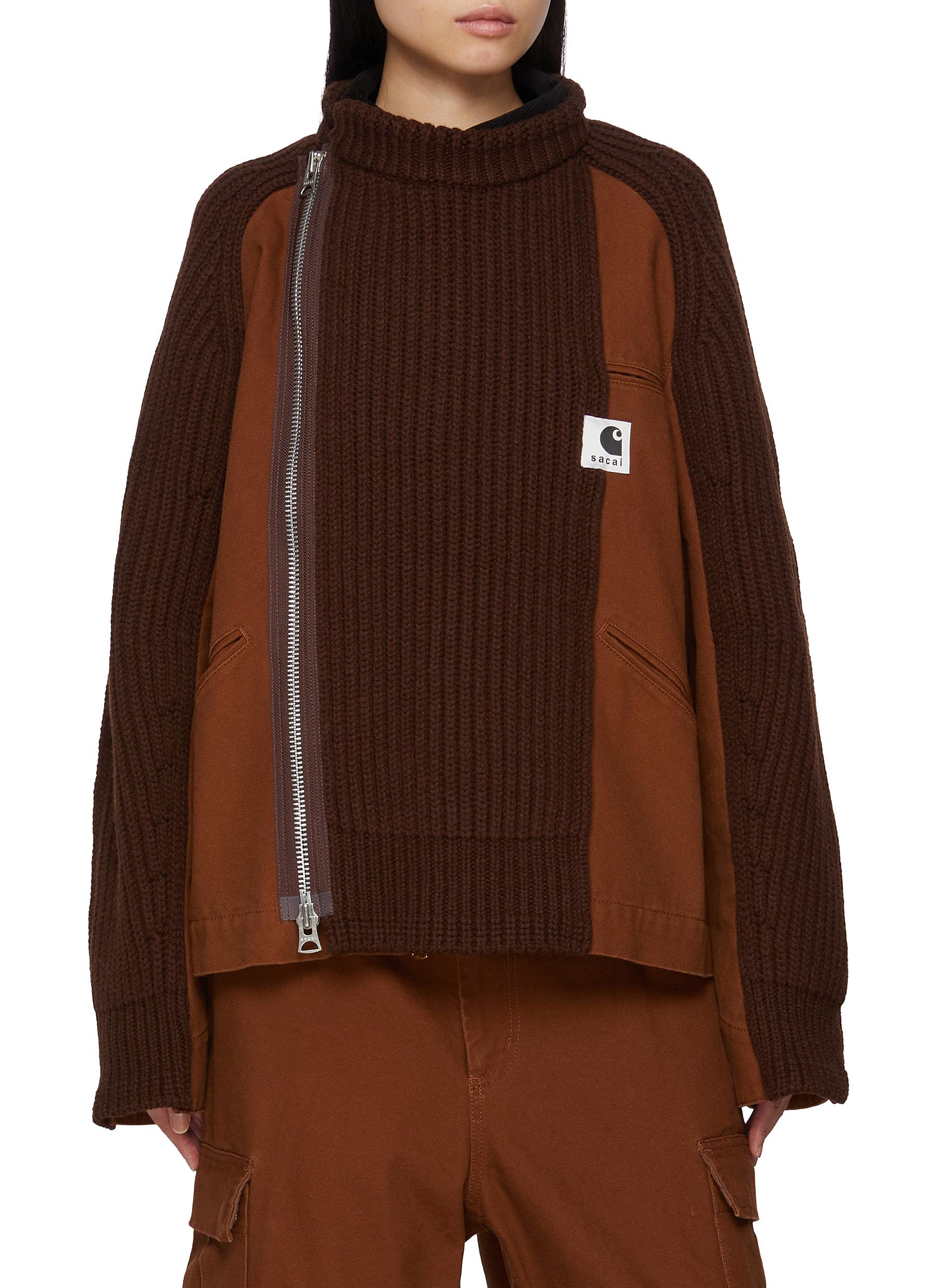 SACAI | x Carhartt Hybrid Knit Blouson Jacket | Women | Lane Crawford