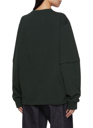 Back View - Click To Enlarge - SACAI - X Carhartt WIP Long Sleeve Cotton Jersey Sweatshirt