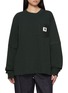 Main View - Click To Enlarge - SACAI - X Carhartt WIP Long Sleeve Cotton Jersey Sweatshirt