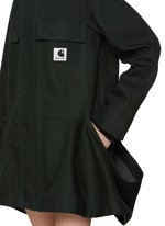 SACAI | X Carhartt WIP Duck Canvas Dress Coat | Women | Lane Crawford