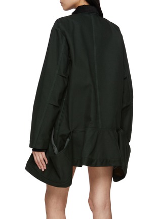 Back View - Click To Enlarge - SACAI - X Carhartt WIP Duck Canvas Dress Coat