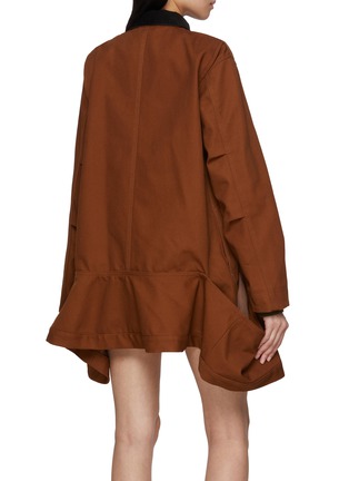 Back View - Click To Enlarge - SACAI - X Carhartt WIP Duck Canvas Dress Coat