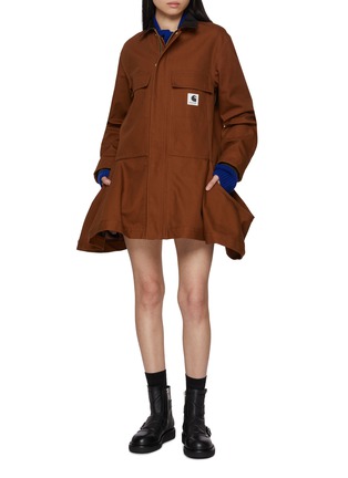 Figure View - Click To Enlarge - SACAI - X Carhartt WIP Duck Canvas Dress Coat