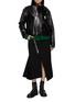 Figure View - Click To Enlarge - SACAI - X Carhartt WIP Leather Jacket
