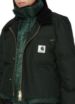 SACAI | X Carhartt WIP Duck Canvas Puffer Jacket | Women | Lane