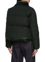 sacai× Carhartt WIP Puffer Jacket 黒 2 Sacai x Carhartt WIP Washed Duck Puffer Jacket in Black
