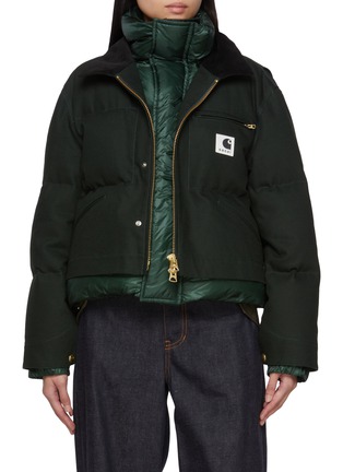 Main View - Click To Enlarge - SACAI - X Carhartt WIP Duck Canvas Puffer Jacket